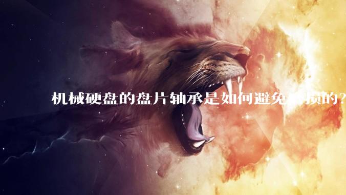 机械硬盘的盘片轴承是如何避免磨损的？